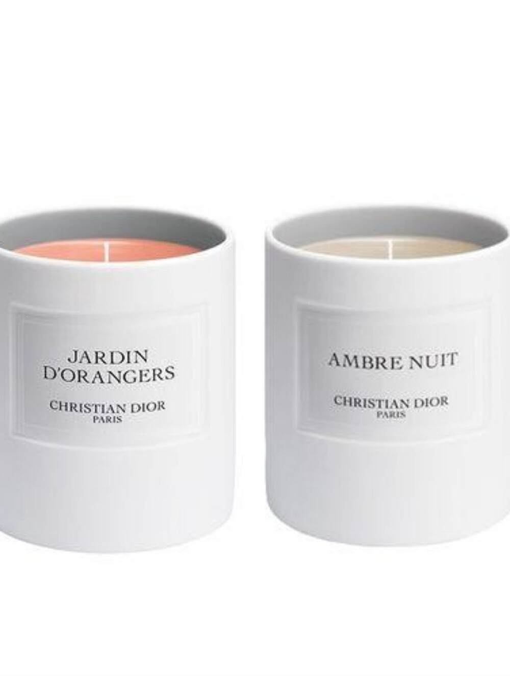 ChristianDior Limited Edition Jardin d'Orangers & Ambre Nuit Scented MiniCandles